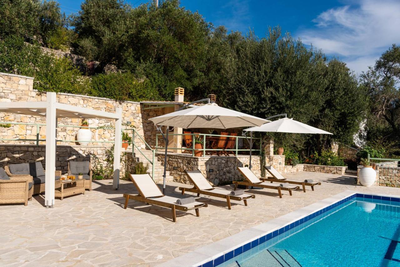 Loggos View House Villa Mastoratika ภายนอก รูปภาพ