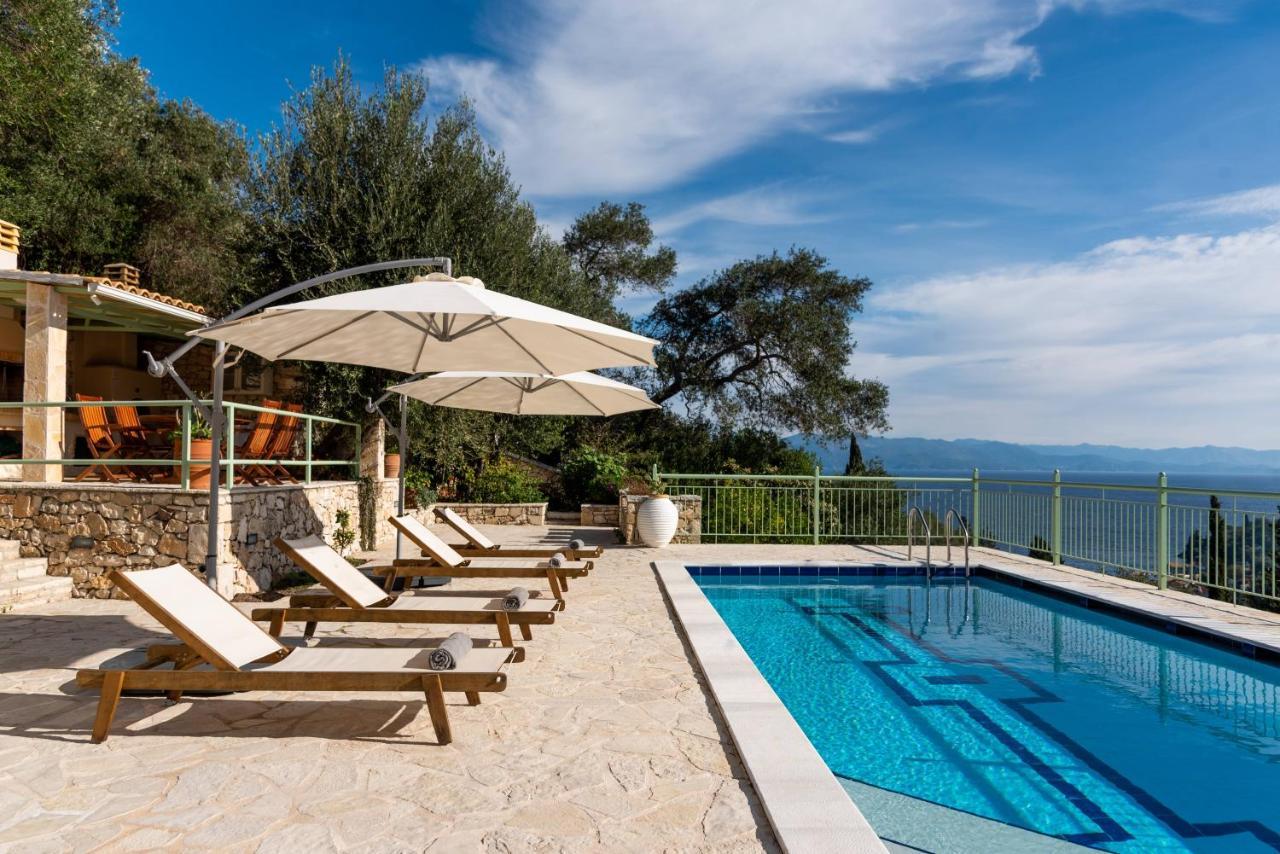 Loggos View House Villa Mastoratika ภายนอก รูปภาพ