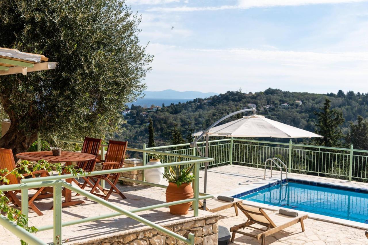 Loggos View House Villa Mastoratika ภายนอก รูปภาพ